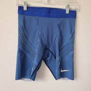 NEW Nike Pro Elite Track & Field 1/2 Tights FD5787-000 Size S Blue